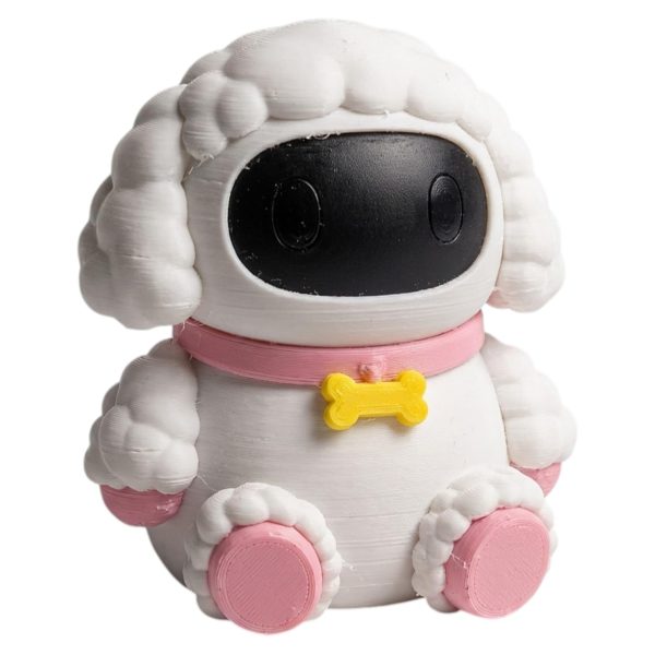 Figurine robot caniche