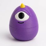 Cyclops Eggling Collectible Figurine - Unique Desk Decor for Adults – 3D Printed in Canada