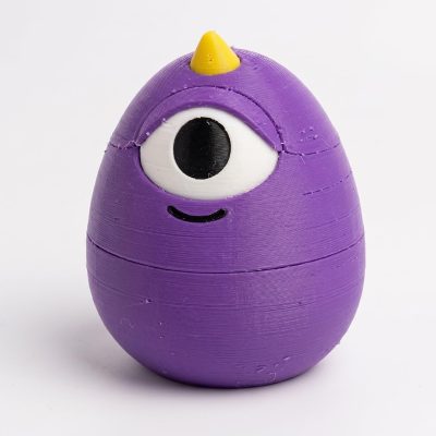 Cyclops Eggling Collectible Figurine - Unique Desk Decor for Adults – 3D Printed in Canada