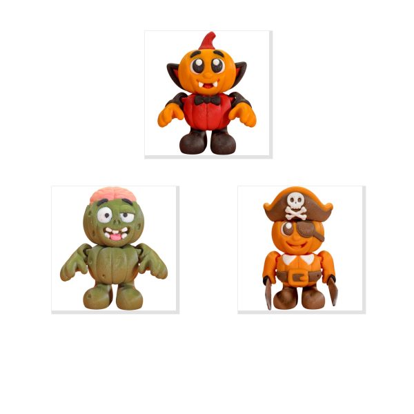 Spooky Pumpkin Figurine Bundle