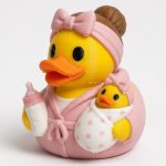 New Mom Duck Collectible Figurine - Unique Desk Decor for Adults – 3D Printed in Canada