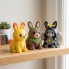 Lapin tempura – ensemble de figurines de collection