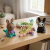 Ensemble figurines Dragon Lapin sirène de Pâques
