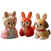 Ensemble de figurines de lapin Marie-Antoinette