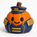 Lieutenant Pumpkin Collectible Figurine - Unique Desk Decor for Adults – 3D Printed in Canada
