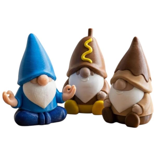Ensemble de 3 figurines de gnomes