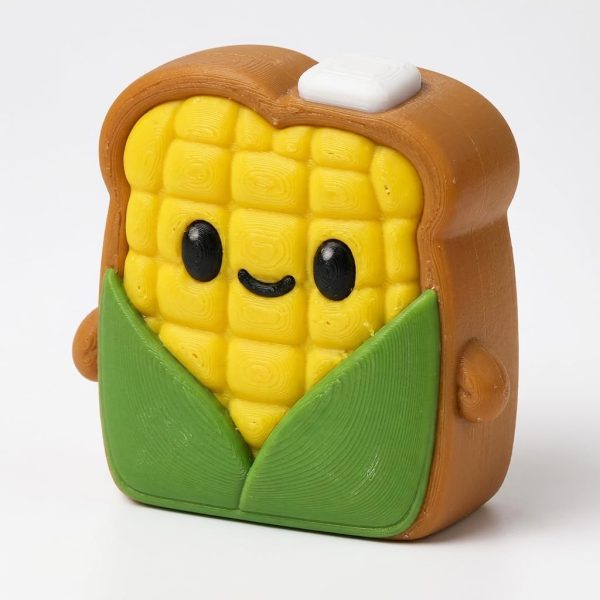 Figurine pain grillé maïs