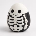 Skeleton Eggling Collectible Figurine - Unique Desk Decor for Adults – 3D Printed in Canada