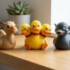Lot de figurines de canards Cerbère