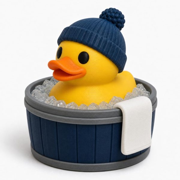 Canard bain glacé