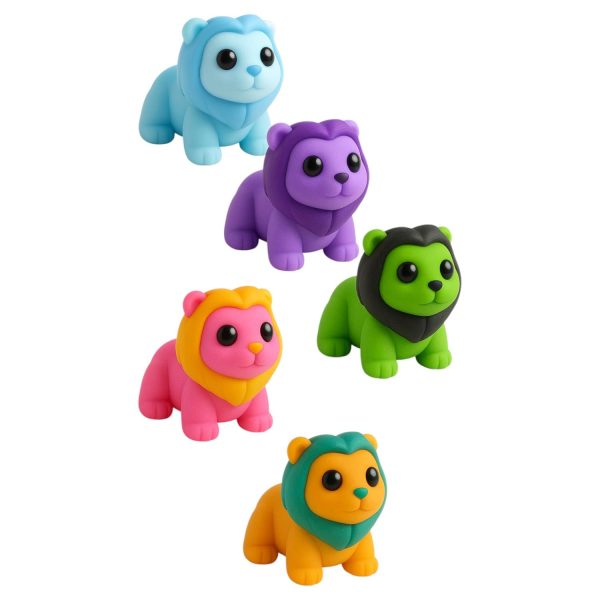 Mini Lion Keychain Set