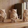 Ensemble de figurines de hibou fantastique