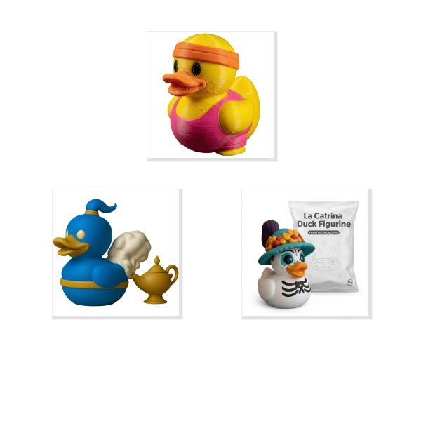 Figurine de collection Canard aérobie