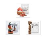 Dragon Variety Collectible Figurine Bundle of 3 - Sugar Rush, Basilisk, Spiral - Mythical & Artistic Adult Desk Decor - 3D Printed in Canada