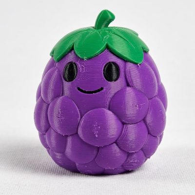 Grape Egg Eggling Collectible Figurine - Unique Desk Decor for Adults – 3D Printed in Canada