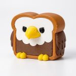 Bald Eagle Toast Collectible Figurine - Unique Desk Decor for Adults – 3D Printed in Canada
