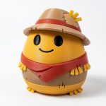 Scarecrow Eggling Collectible Figurine - Unique Desk Decor for Adults – 3D Printed in Canada