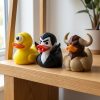 Ensemble de figurines canards mythologiques