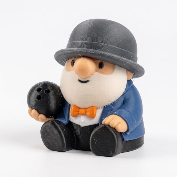 Bowler Gnome Figurine