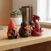 Ensemble de figurines thème lave