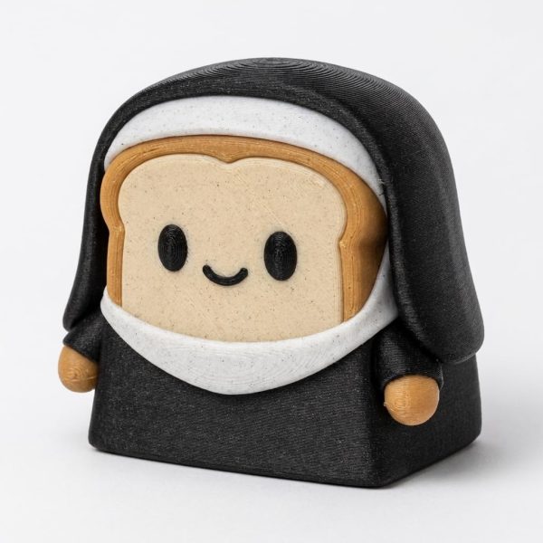 Nun Toast Figurine