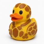 Amber Duck Collectible Figurine - Warm Gemstone Style Desk Decor for Adults – 3D Printed in Canada