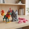 Ensemble de 3 figurines de dragons mythiques