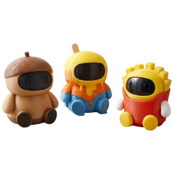 Robot Variety Collectible Figurine Bundle of 3