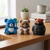 Ensemble de figurines d'ourson mythique
