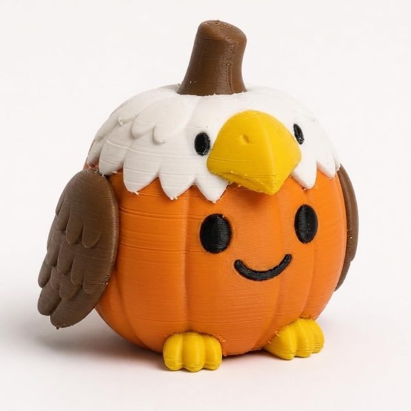 Eagle Pumpkin Collectible Figurine
