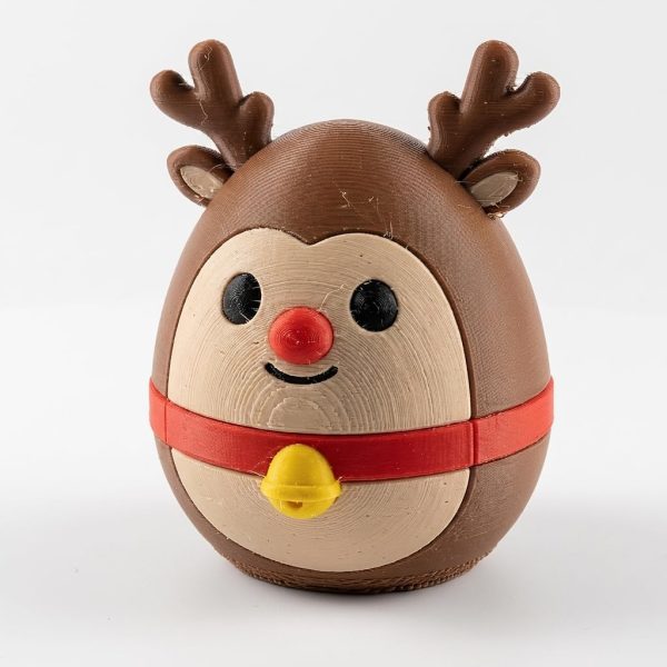 Reindeer Eggling Figurine