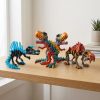 Lot de figurines prédateurs préhistoriques