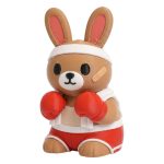 Comeback Boxer Bunny with Red Gloves Headband and Band-Aid 3D Printed Collectible Figurine | Boxing Fighter Rabbit Decor - 3D Printed in Canada