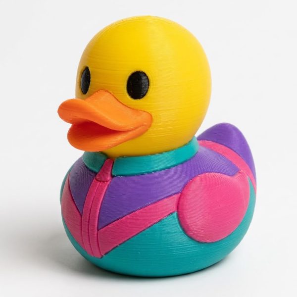 Canard nostalgie des années 90 figurine