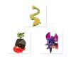 Trio de figurines dragons de collection