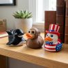 Lot de figurines de canards patriotiques