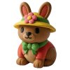 Ensemble de figurines Lapin au bonnet de Pâques