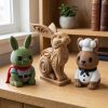 Ensemble figurines Lapin orc cuisinier
