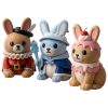 Ensemble de figurines de lapin artistiques