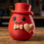 Romance Egg Collectible Figurine - Unique Desk Decor for Adults – 3D Printed in Canada