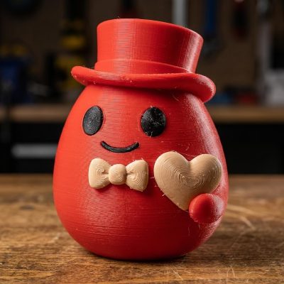 Romance Egg Collectible Figurine - Unique Desk Decor for Adults – 3D Printed in Canada