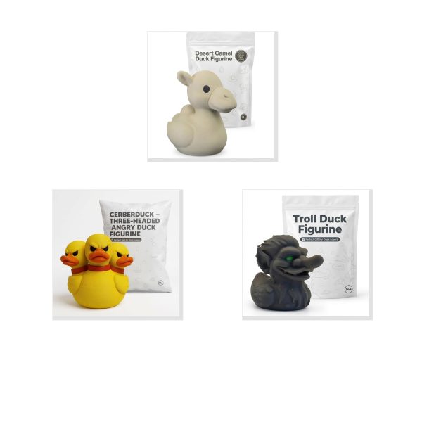 Lot de figurines de canards Cerbère