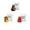 Ensemble de figurines de canards Hadès, hippie et goule