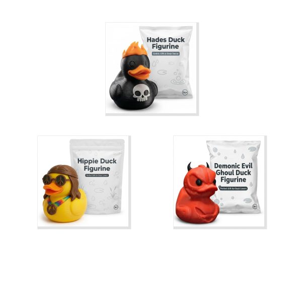 Hades Hippie Ghoul Duck Figurine Bundle