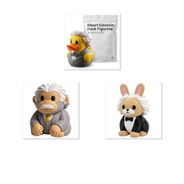 Einstein Collectible Figurine Bundle