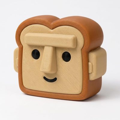 Easter Island Toast Collectible Figurine - Unique Desk Decor for Adults – 3D Printed in Canada