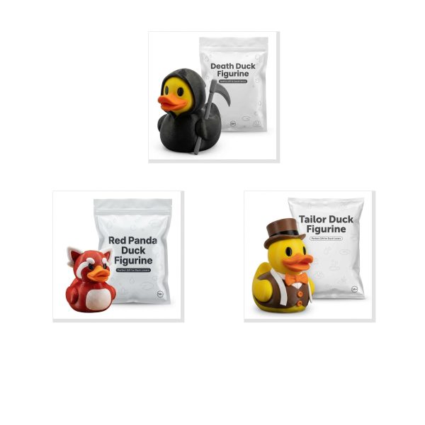 Lot de canards faucheuse et panda roux
