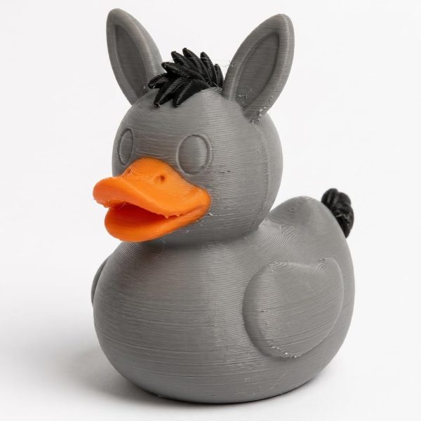 Miniature Donkey Duck Figurine
