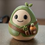 Herbalist Eggling Collectible Figurine - Unique Shelf Decor for Adults – 3D Printed in Canada
