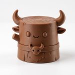Minotaur Tree Stump Collectible Figurine - Unique Desk Decor for Adults – 3D Printed in Canada